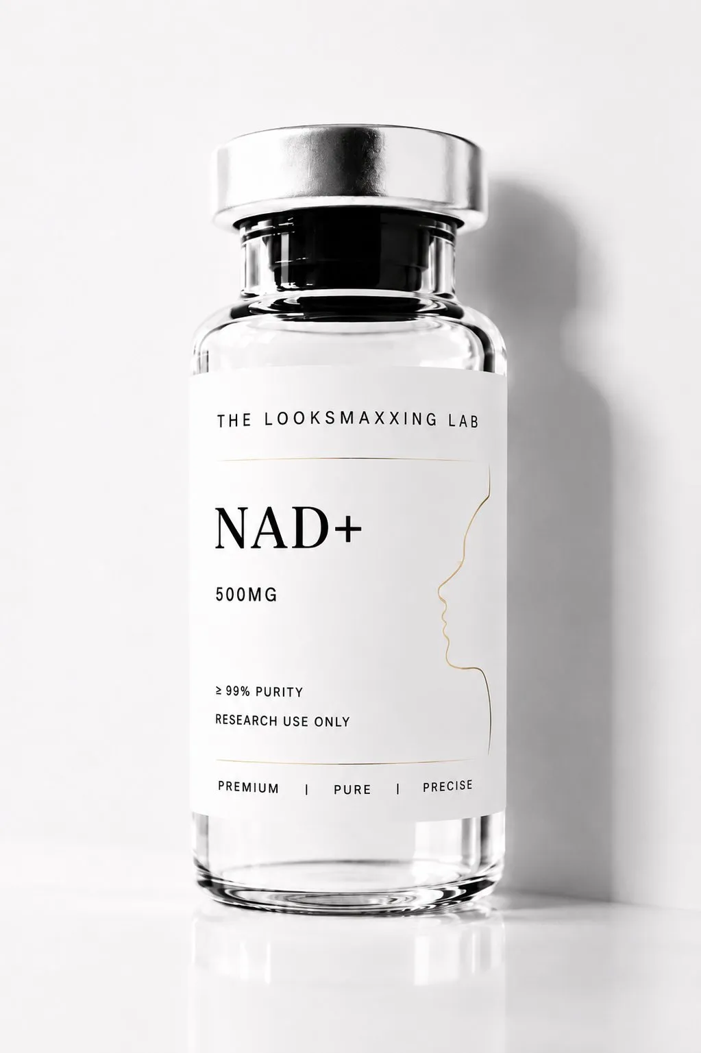 NAD+ research peptide vial